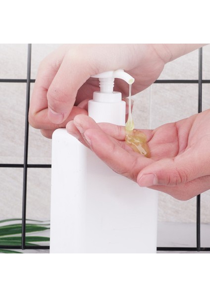 Yeşil Stil 450ML Saç Dağıtıcı Şişesi Losyon Şişesi Saç Kremi Yıkama Sabunu Banyo Seyahat Losyonu Doldurulabilir Şişe Basın Şişe Vücut Basın (Yurt Dışından)