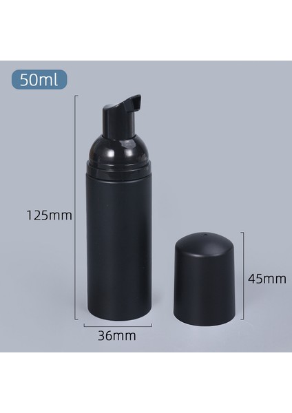 No.6 Stili 50ML Köpük Doldurulabilir Şişeler Boş Şampuan Yüz Temizleyici Temizleme Köpüğü Köpük Şişe Banyo El Sabunu Plastik Dağıtıcı (Yurt Dışından)