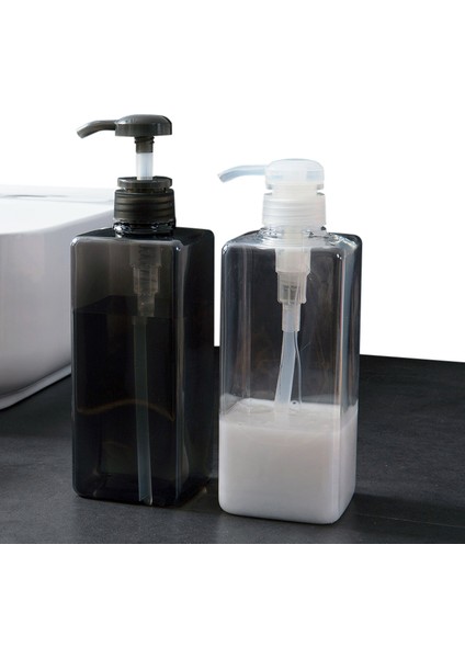 650ML-KAHVERENGI Tarzı Banyo Sıvı Sabunluklar Şişe Duş Şampuan Şişesi Büyük Kapasiteli Ev El Temizleyici Depolama Şişeleri 600MLML (Yurt Dışından) modelleri