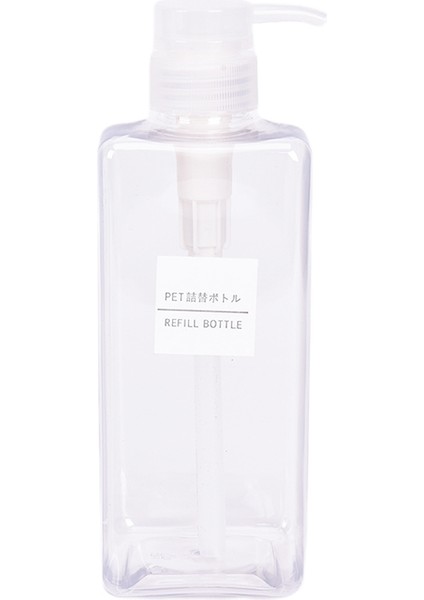 Tp Stili 650ML Plastik Boş Pompalı Dispenser Şişesi Şampuan Losyon Duş Jeli Şişesi (Yurt Dışından)