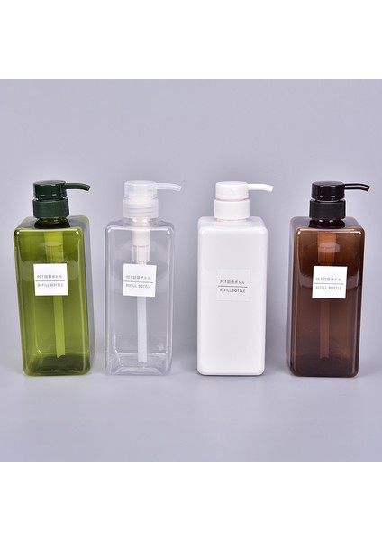 Tp Stili 650ML Plastik Boş Pompalı Dispenser Şişesi Şampuan Losyon Duş Jeli Şişesi (Yurt Dışından) fiyatları
