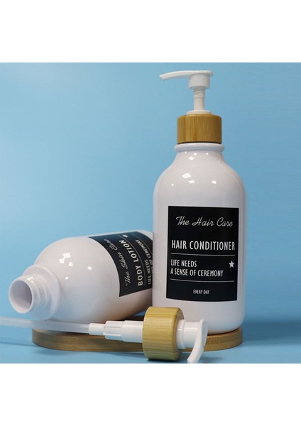1-W Tarzı 500ML Jel Tutucu Sabunluk Boş Banyo Pompası Şişesi Ev Taşınabilir Plastik Doldurulabilir Şampuan Şişeleri Boş Sabunluk Kavanozları (Yurt Dışından)