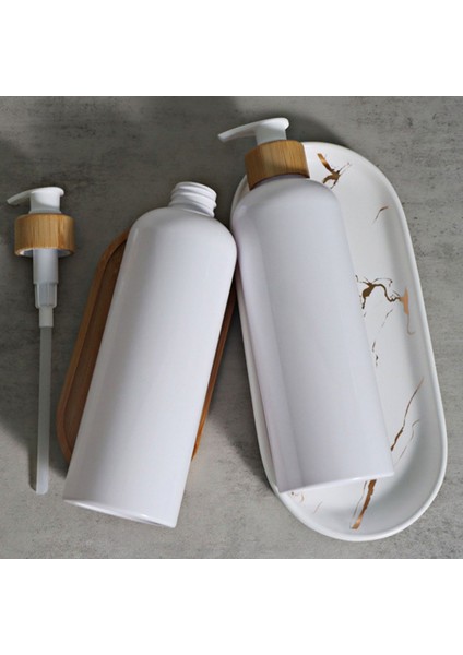 Net Stil 500 ml Sabunluk Şişeleri Banyo Doldurulabilir Şampuan Duş Jeli Sıvı Konteyner Losyon Şişeleri Mutfak Bulaşık Yıkama Şişesi (Yurt Dışından) indirimleri