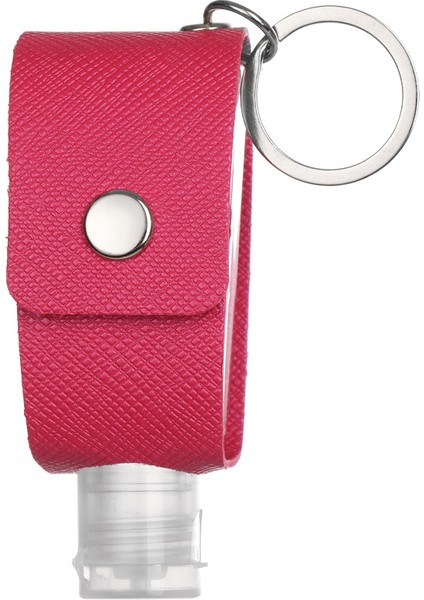 Siyah Stil ml Taşınabilir Seyahat Doldurulabilir Şişe Silikon El Temizleyici Parfüm Tutucu Anahtarlık Tutucu Mini Boş Konteyner Şişe (Yurt Dışından)