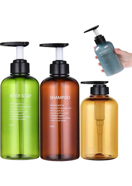 Beyaz Stil ml Şampuanlık Şişe Baskı Büyük Kapasiteli Sabunluk Vücut Yıkama Saç Kremi Şişesi Su Geçirmez Etiketler (Yurt Dışından) fiyatları
