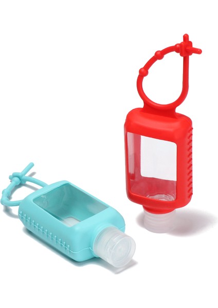 50 ml Tarzı ml Taşınabilir Seyahat Doldurulabilir Şişe Silikon El Temizleyici Parfüm Tutucu Anahtarlık Tutucu Mini Boş Konteyner Şişe (Yurt Dışından) modelleri