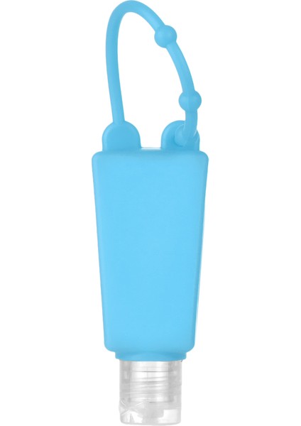 Mavi Stil ml Taşınabilir Seyahat Doldurulabilir Şişe Silikon El Temizleyici Parfüm Tutucu Anahtarlık Tutucu Mini Boş Konteyner Şişe (Yurt Dışından)