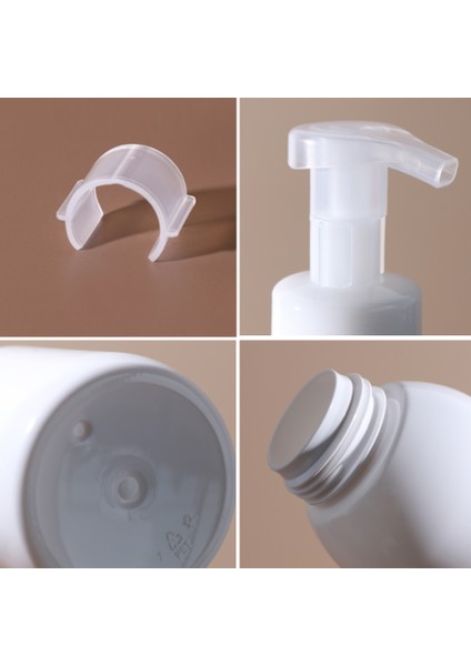 Beyaz Stil 200ML ml Köpük Sabunluk Doldurulabilir El Sabunu Bulaşık Sabunu Şampuan Duş Jeli Dağıtım Seyahat Şişe Su Geçirmez Etiket (Yurt Dışından) indirimleri