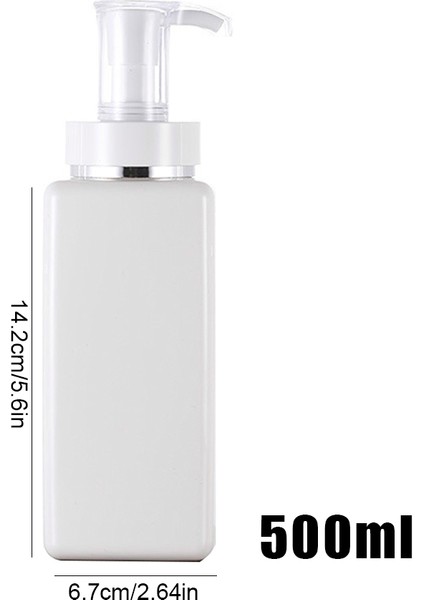 500ML-A Tarzı Büyük Kapasiteli Sabun Şişesi Banyo Sabunu Şişesi ml Banyo ve Mutfak Için Deterjan El Yıkama Deterjanı Alt Şişe (Yurt Dışından)