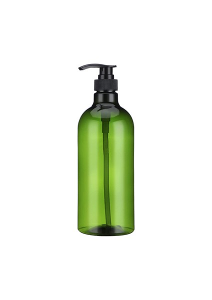 Yeşil Tarzı L Sabunluk Şampuan Kremi Vücut Yıkama Şişeleri Doldurulabilir Losyon Pres Şişesi Banyo Depolama Şişesi (Yurt Dışından)