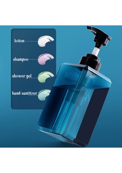 G Tarzı 600 ml Pres Tipi Sabunluk Şişeleri Etiketli Duş Jeli Şampuan El Dezenfektanı Boş Şişe Taşınabilir Losyon Saklama Şişesi (Yurt Dışından) modelleri