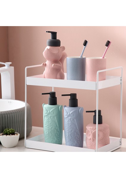 Losyon-F Tarzı Seramik Köpük Sabunluk Sevimli Hayvan Şekli Doldurulabilir Pompa Şişe Yapımı Köpük Konteyner Banyo Aksesuarları (Yurt Dışından) modelleri