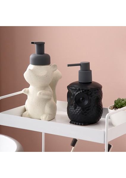 Losyon-F Tarzı Seramik Köpük Sabunluk Sevimli Hayvan Şekli Doldurulabilir Pompa Şişe Yapımı Köpük Konteyner Banyo Aksesuarları (Yurt Dışından) fırsatları