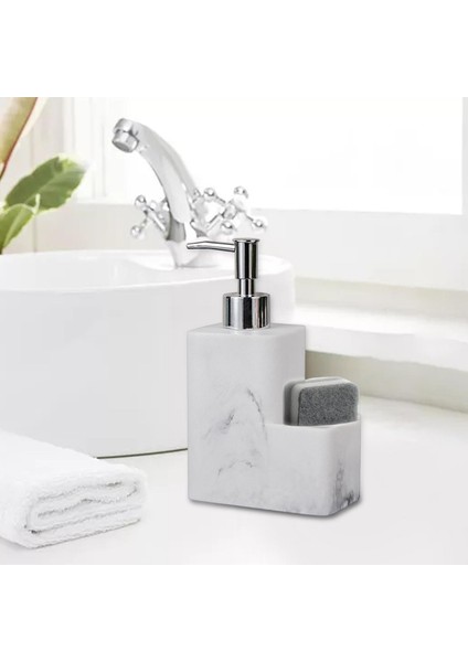 Saklama Bölmeli Reçine Sabunluk Mağazaları Scrubbers Caddy Tezgah Için Organizatör Tutucu (Yurt Dışından)