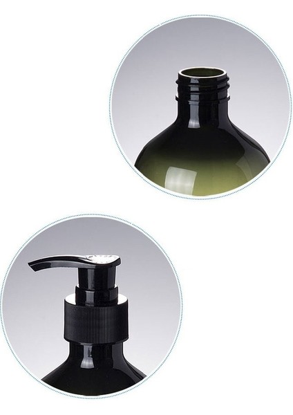 Yeşil Stil 500 ml ml Banyo Taşınabilir Sabunluklar Losyon Şampuan Duş Jeli Tutucu Sabunluk Boş Banyo Pompası Şişesi Ev (Yurt Dışından) indirimleri