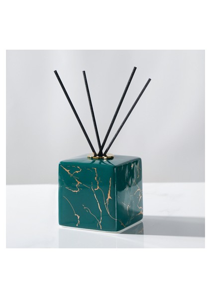 C Tarzı Hafif Lüks Mermer Seramik Manuel Sabunluk Losyon Şampuan Şişesi Aromaterapi Şişesi Banyo Dekorasyon Aksesuarları (Yurt Dışından)