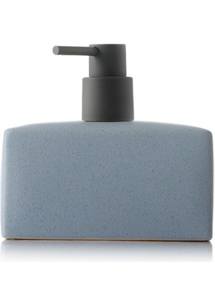 Mavi Stil 500ML Basit Dikdörtgen Seramik Taşınabilir Sabunluk Şampuan Şişesi El Temizleyici Kavanoz Banyo Aksesuarları 500 ml Losyon Şişesi Wf (Yurt Dışından)