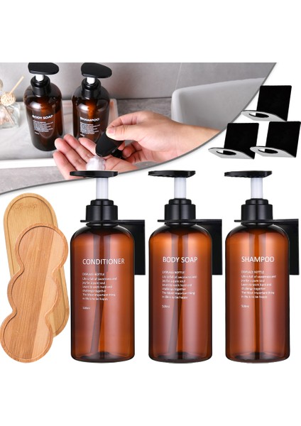 Erik Tarzı Et Şampuan ve Saç Kremi Dağıtımı Boş Doldurulabilir Vücut Yıkama Şişeleri Losyon Pompası Şişesi Banyo Emülsiyon Dispenseri (Yurt Dışından) fiyatları