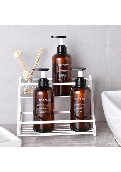 Erik Tarzı Et Şampuan ve Saç Kremi Dağıtımı Boş Doldurulabilir Vücut Yıkama Şişeleri Losyon Pompası Şişesi Banyo Emülsiyon Dispenseri (Yurt Dışından) indirimleri