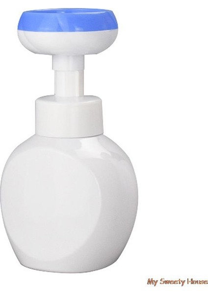MAVI-500ML Tarzı ml Çiçek Pet Köpük Köpük Şişe Çiçek Tipi El Temizleyici Temizleme Köpüğü Şişe Kozmetik Alt Şişeleme Gezisi Depolama Kavanoz (Yurt Dışından)