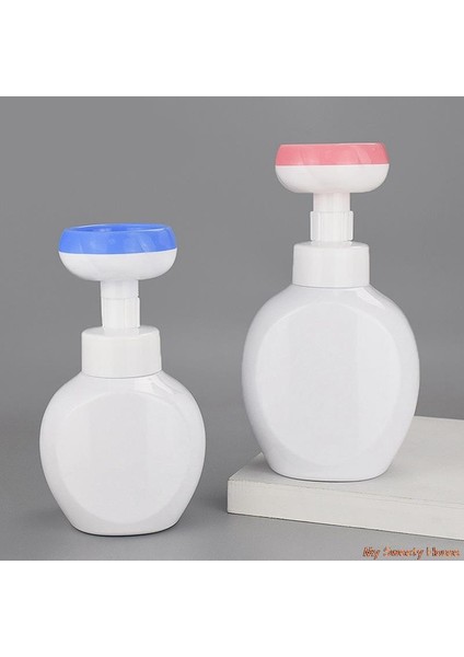 MAVI-500ML Tarzı ml Çiçek Pet Köpük Köpük Şişe Çiçek Tipi El Temizleyici Temizleme Köpüğü Şişe Kozmetik Alt Şişeleme Gezisi Depolama Kavanoz (Yurt Dışından) modelleri
