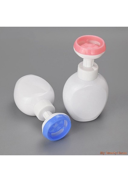 MAVI-500ML Tarzı ml Çiçek Pet Köpük Köpük Şişe Çiçek Tipi El Temizleyici Temizleme Köpüğü Şişe Kozmetik Alt Şişeleme Gezisi Depolama Kavanoz (Yurt Dışından) indirimleri