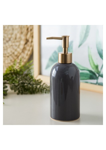 No.12 Tarzı Banyo Ceramower Jel Şampuan Şişesi ml Beyaz Seramik Emülsiyon Dağıtım Şişesi El Sabunu Dispenserleri Mutfak Için (Yurt Dışından)