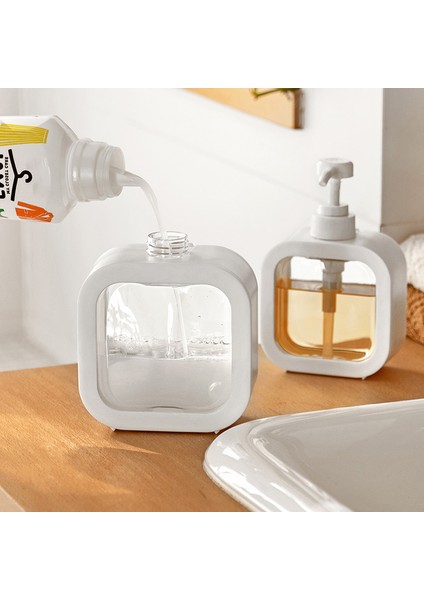 B Tarzı 500 ml ml Banyo Mutfak Sabunluk Doldurulabilir Losyon Şampuan Dispenserleri Taşınabilir Pompa Şişesi El Sabunu Bulaşık Sabunu Şişeleri (Yurt Dışından) modelleri