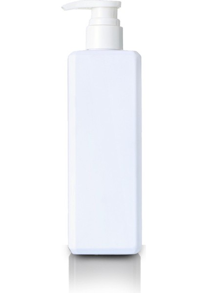 Beyaz Stil 500ML Mlb Banyo Sabunluk Kare Şeffaf Boş Şişe Şampuan Söz Konusu Duş Jeli Plastik Losyon Alt Şişe (Yurt Dışından)