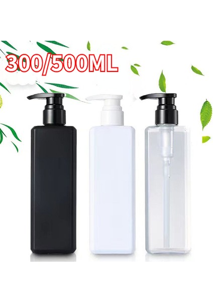 Beyaz Stil 500ML Mlb Banyo Sabunluk Kare Şeffaf Boş Şişe Şampuan Söz Konusu Duş Jeli Plastik Losyon Alt Şişe (Yurt Dışından) fiyatları