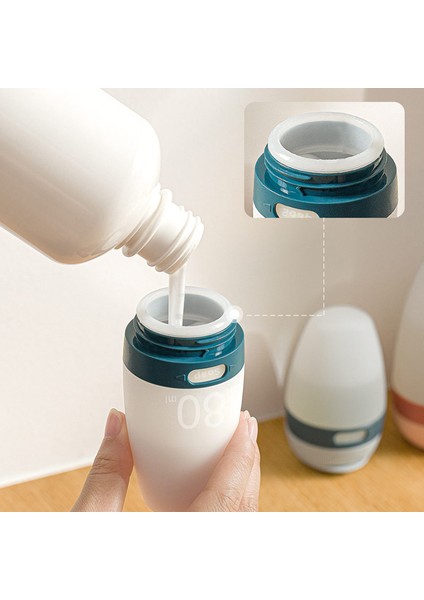 80 ml Tarzı ml 80 ml Silikon Şişeleme Seyahat Taşınabilir Sızdırmaz Losyon Şişesi Şampuan Duş Jeli Kozmetik Boş Şişe U3 (Yurt Dışından) fırsatları