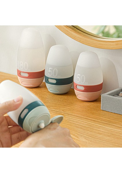 80 ml Tarzı ml 80 ml Silikon Şişeleme Seyahat Taşınabilir Sızdırmaz Losyon Şişesi Şampuan Duş Jeli Kozmetik Boş Şişe U3 (Yurt Dışından) indirimleri