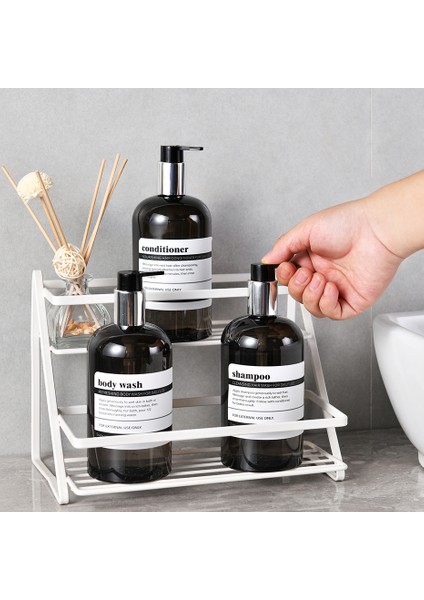 Beyaz Stil 250 ml ml Şampuanlık Şişe Taşınabilir Losyon Şişesi Banyo Doldurulabilir Duş Jeli Sabunluk Mutfak Aksesuarları (Yurt Dışından) modelleri