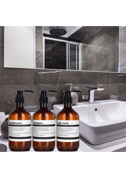 Ben Tarzım Etiketli Banyo Sabunluk Doldurulabilir Şampuan Vücut Yıkama Kremi Pompa Şişeleri Banyo Decml (Yurt Dışından) fırsatları