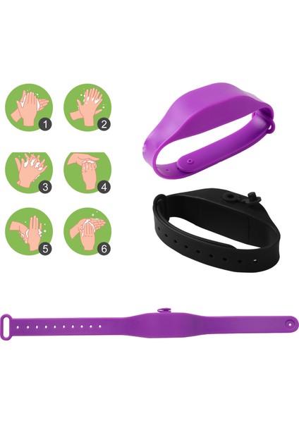 Siyah Stil Bileklik El Temizleyici Dağıtıcı Bileklik El Temizleyici Jel Sabunluk Doldurulabilir Taşınabilir Bilezik Çocuklar Için Yetişkin Seyahat (Yurt Dışından) modelleri