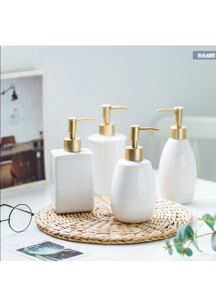 NO.13-420ML Tarzı ml Seramik Emülsiyon Dağıtım Şişesi Altın Koruyucu Taşınabilir Sabunluklar Otel Kulübü El Duşu Jeli Şampuan Şişesi (Yurt Dışından) modelleri