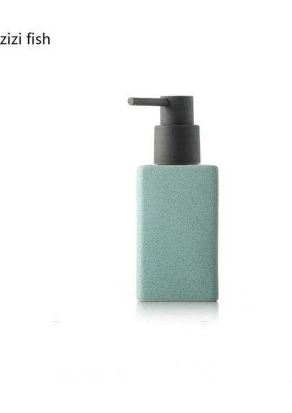 Mavi Stil Seramik Banyo Malzemeleri El Dezenfektanı Şişesi Kare Losyon Şişesi Banyo Aksesuarları Sıvı Sabun Kabı Basın (Yurt Dışından) indirimleri