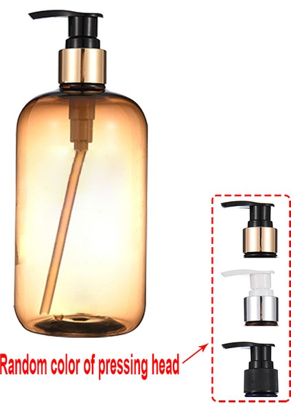 Bir Stil 500 ml Banyo Şampuanı Duş Şişeleri Doldurulabilir Sıvı Sabunluk Basın Dağıtıcı Ayrı Etiket Çıkartmaları ile (Yurt Dışından)