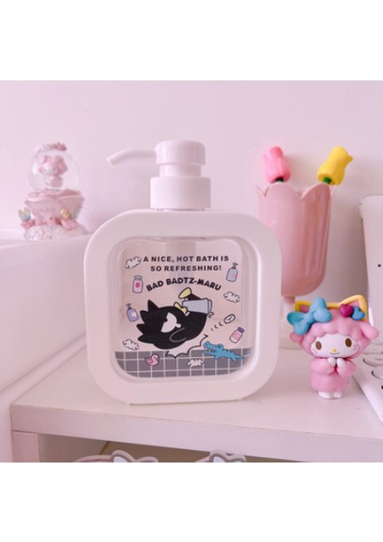 Kumral Stili 300 ml Kitty Banyo Sabunluk Plastik Sabun Şişesi Duş Şampuan Şişesi Taşınabilir Ev Seyahat Losyon Şişesi Mutfak (Yurt Dışından)
