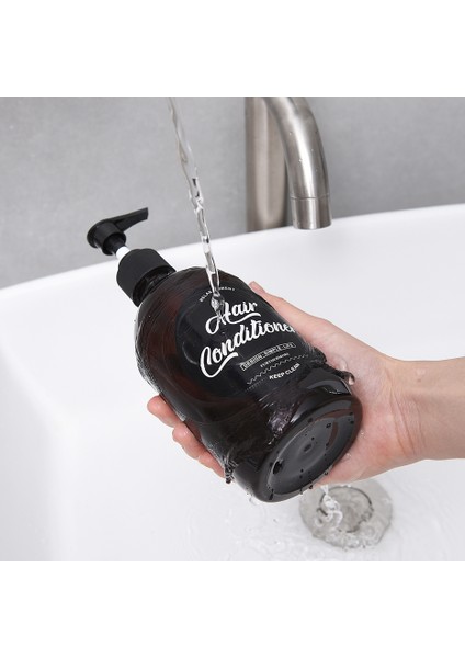 Eller Tarzı Mutfak Sabunluklar Şişe Sabunluk Şampuan Duş Jeli Itme Tipi Doldurulabilir L Plastik Şişe Ev Dekorasyon (Yurt Dışından) fırsatları