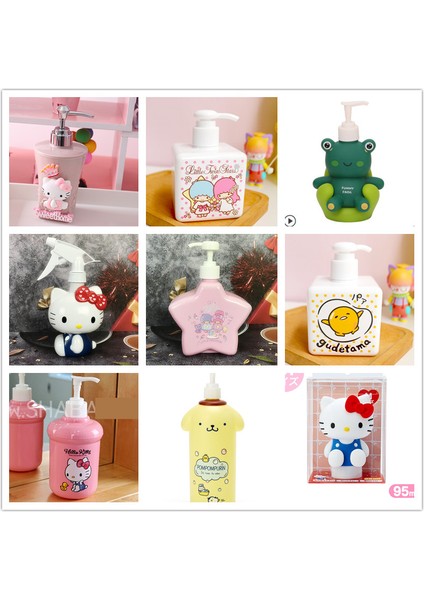 250 ml Tarzı Karikatür Banyo Sabunluk Kitty Plastik Sabun Şişesi Duş Banyo Şişesi Taşınabilir Ev Seyahat Losyon Şişesi Mutfak (Yurt Dışından) fiyatları