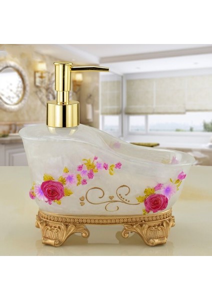 D Tarzı 600 ml 600 ml Banyo Aksesuarları Emülsiyon Losyon Şişe Dispenseri Reampoo Temizleyici Sabun Depolama Organizatör Banyo Dekorasyon (Yurt Dışından)