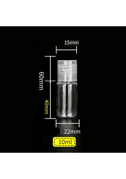 Net Stil 150ML Doldurulabilir Şeffaf Boş Şişe Plastik Seyahat Alt Şişe Şampuan Kozmetik Losyon Kabı Doldurulabilir Kozmetik Kabı (Yurt Dışından)