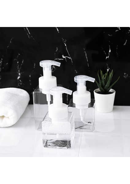 Köpük Stili 250 ml ml Köpük Dağıtıcı Şişe Taşınabilir Sabunluklar Sıvı Sabun Şampuan Pompası Şişeleri Banyo Seyahat Aksesuarları (Yurt Dışından) modelleri