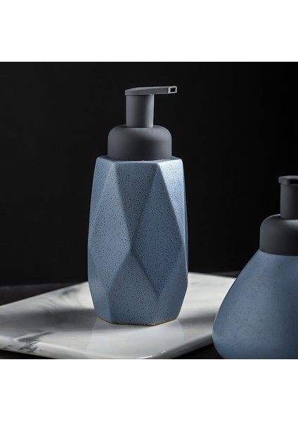 Koni Pembesi Tarzı Mat Siyah Sıvı Sabunluk Seramik El Temizleyici Şampuan Şişesi Taşınabilir Duş Jeli Köpük Dağıtıcı Banyo Aksesuarları (Yurt Dışından) indirimleri