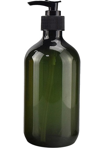 YEŞIL-500ML Tarzı 300ML 500ML Banyo Sabunluklar Amber Şampuan Losyon Kabı Basın Pompası Doldurulabilir Şişe Banyo Sabunu Jel ve Kozmetik (Yurt Dışından)