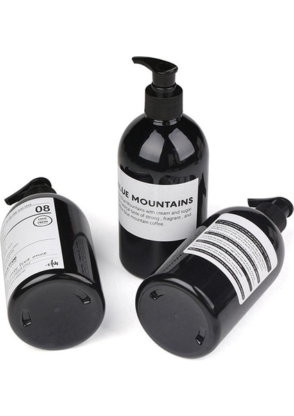 Çoklu Stil 500 ml Şampuan Şişesi Banyo Dağıtıcı Vücut Yıkama Saç Kremi Dağıtıcı Kahverengi Plastik Banyo Setleri Losyon Saklama Kavanozu (Yurt Dışından) modelleri