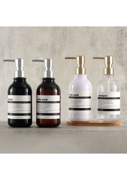 Tj Tarzı 500 ml Sıvı Sabunluk Doldurulabilir Punp Şişe Banyo Şampuanı Saç Kremi Duş Jeli Alt Şişeleme Boş Saklama Kabı (Yurt Dışından) fiyatları