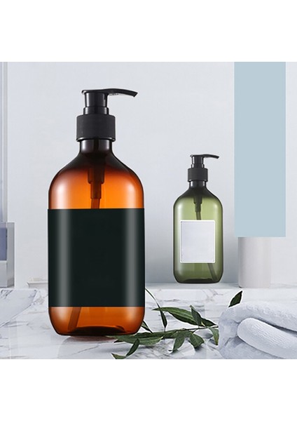 G Tarzı 500 ml Banyo Sabunluklar Şampuan Şişesi Taşınabilir Sabunluk Boş Banyo Pompası Doldurulabilir Duş Jeli Losyon Şişesi ml (Yurt Dışından) indirimleri