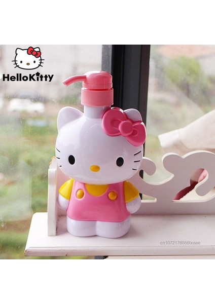 A3 Stili Kawaii Sanrio Hello Kitty Sprey Şişeleri Şampuan Losyon Taşınabilir Makyaj Ayrı Şişeleme Basın Tipi Banyo Seyahat Alt Şişeleme (Yurt Dışından)